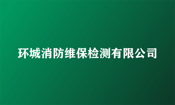 环城消防维保检测有限公司