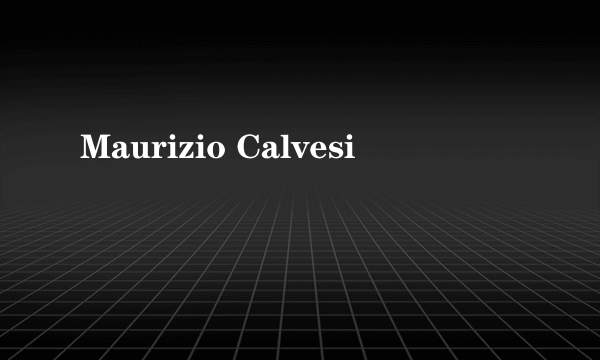 Maurizio Calvesi