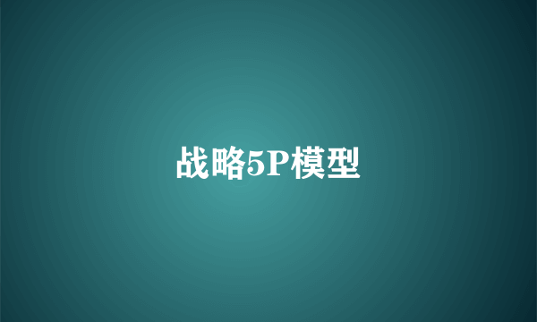 战略5P模型