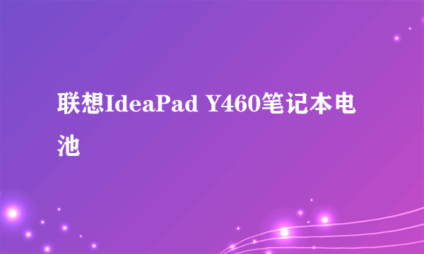 联想IdeaPad Y460笔记本电池