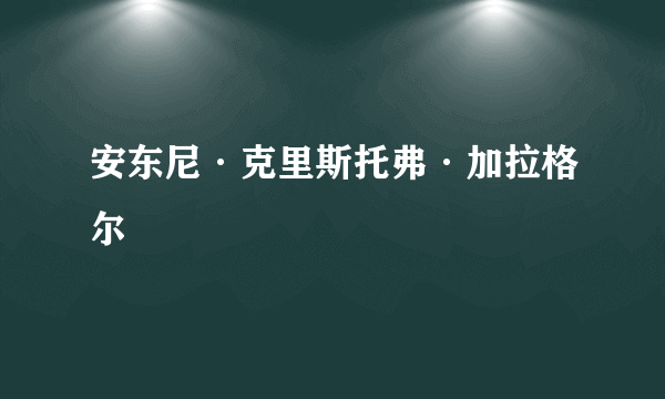 安东尼·克里斯托弗·加拉格尔