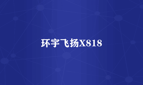 环宇飞扬X818