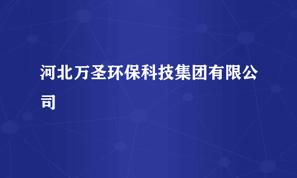 河北万圣环保科技集团有限公司