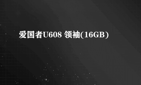 爱国者U608 领袖(16GB)