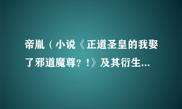 帝胤（小说《正道圣皇的我娶了邪道魔尊？!》及其衍生作品中的角色）