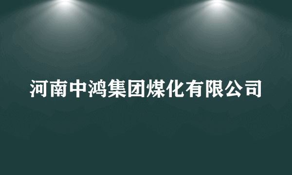 河南中鸿集团煤化有限公司