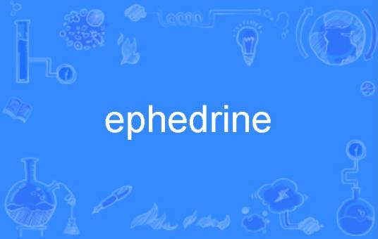 ephedrine（英语单词）