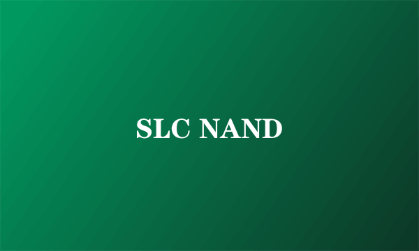 SLC NAND