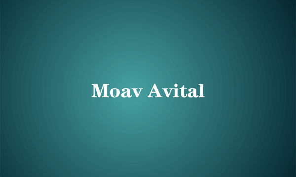 Moav Avital