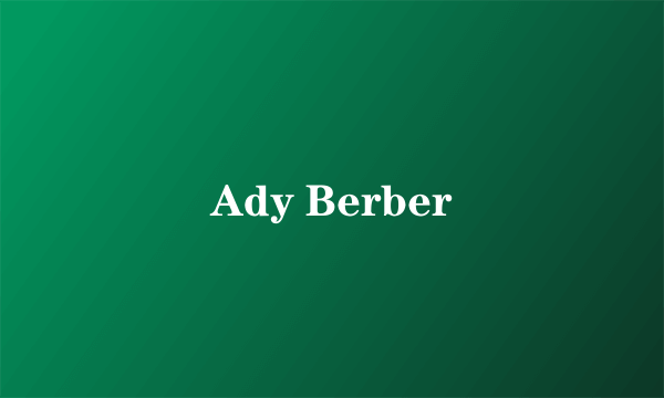 Ady Berber