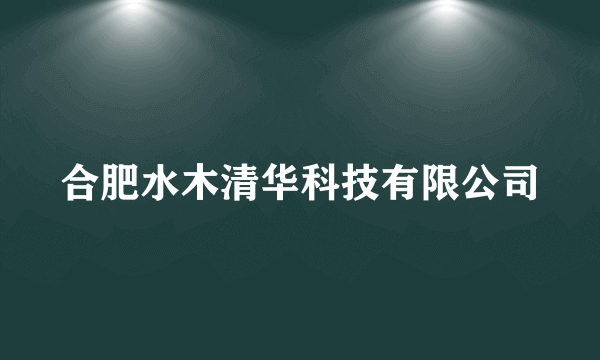 合肥水木清华科技有限公司