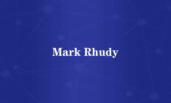 Mark Rhudy