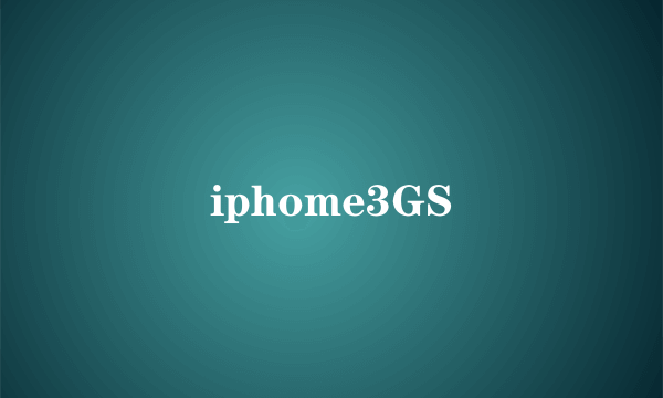 iphome3GS