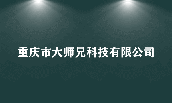 重庆市大师兄科技有限公司