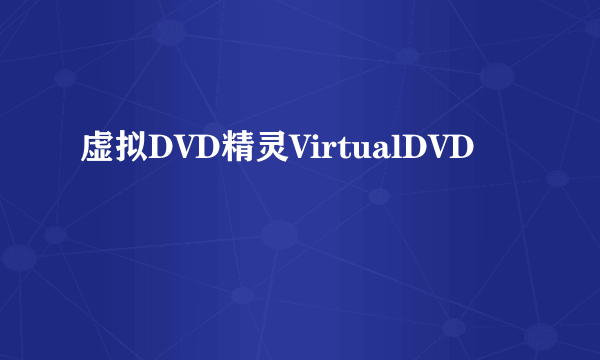 虚拟DVD精灵VirtualDVD