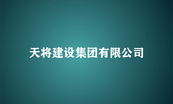 天将建设集团有限公司