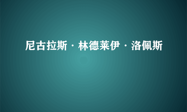 尼古拉斯·林德莱伊·洛佩斯