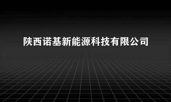 陕西诺基新能源科技有限公司