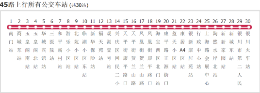 银川公交45路