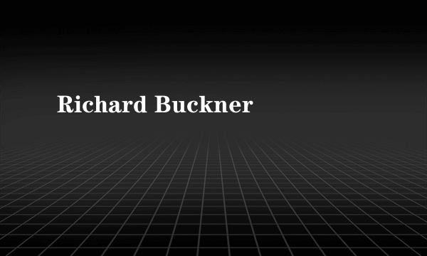 Richard Buckner