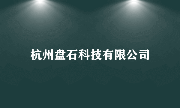 杭州盘石科技有限公司