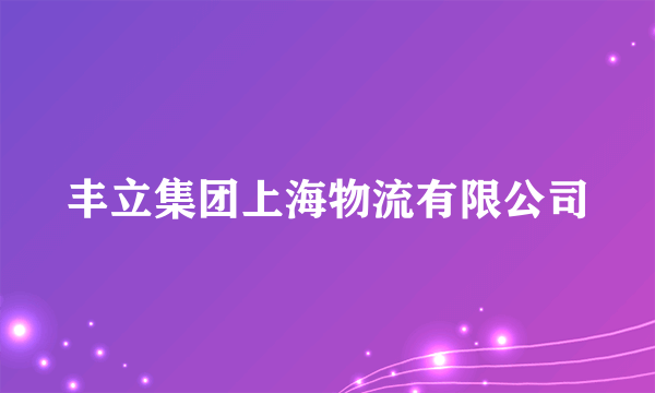 丰立集团上海物流有限公司