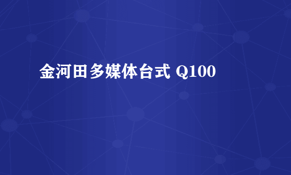 金河田多媒体台式 Q100