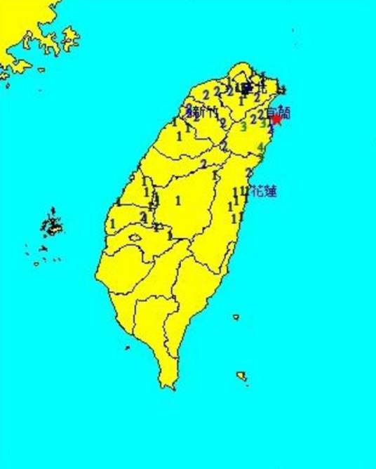 6.21宜兰近海地震