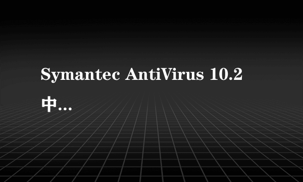 Symantec AntiVirus 10.2 中文产品包(50U)