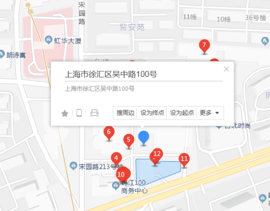 吴中路100号